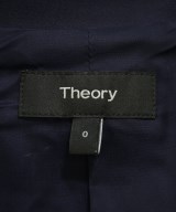 Theory（セオリー）ノーカラージャケット 紺 サイズ:0(S位) レディース/2200638653021