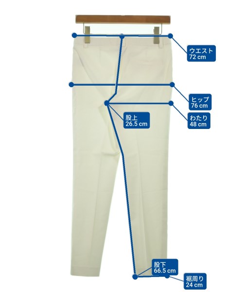 Theory（セオリー）スラックス 白 サイズ:2(M位) レディース/2200628271075