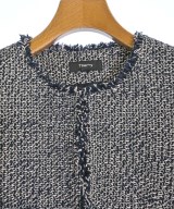 Theory（セオリー）ノーカラージャケット 紺 サイズ:2(M位) レディース/2200634229138