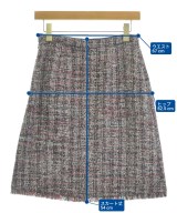 Theory（セオリー）ひざ丈スカート 紺 サイズ:0(S位) レディース/2200639650012