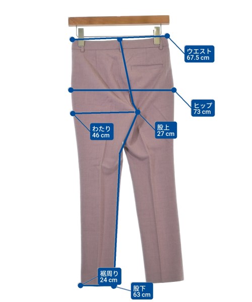 Theory（セオリー）スラックス ピンク サイズ:XX0(XXS位) レディース/2200621196108