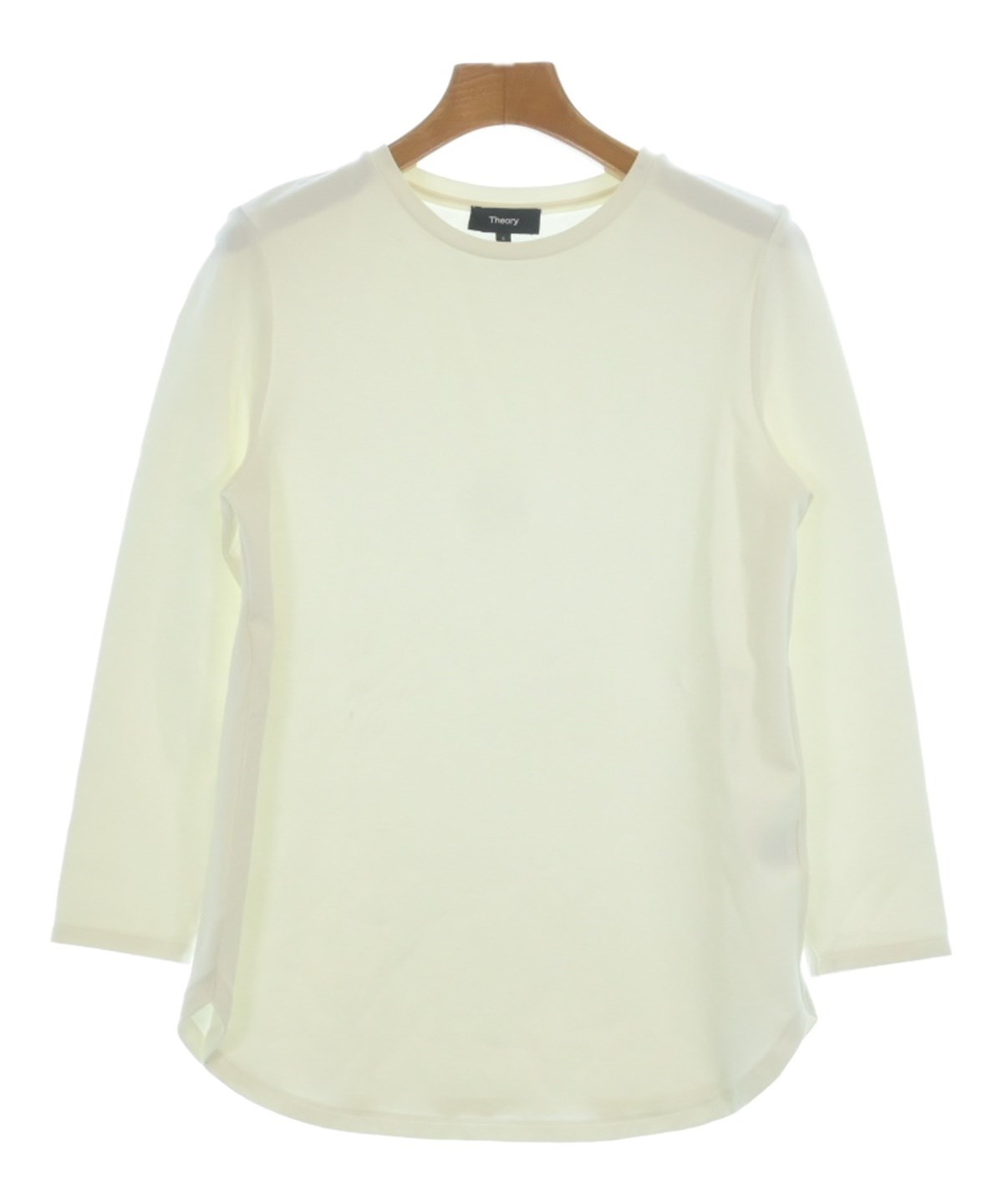 新品未使用タグ付◎Theory セオリー 長袖カットソー 長袖Tシャツ ホワイト Theory（セオリー）Tシャツ・カットソー 白 サイズ:S レディース