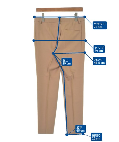 Theory（セオリー）スラックス 茶 サイズ:4(L位) レディース/2200627844072
