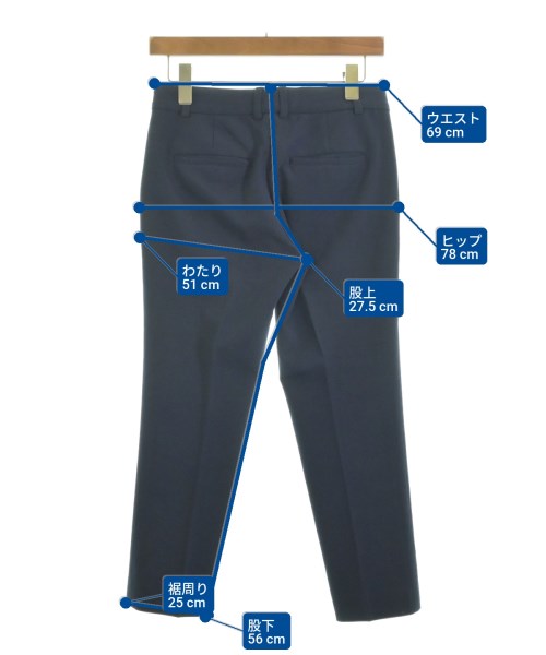 Theory（セオリー）スラックス 紺 サイズ:00(XS位) レディース/2200640648077