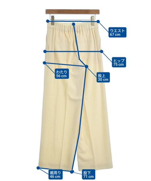 Theory（セオリー）スラックス 白 サイズ:S レディース/2200639112039