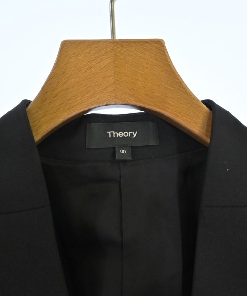 Theory（セオリー）ノーカラージャケット 黒 サイズ:00(XS位) レディース/2200641055065