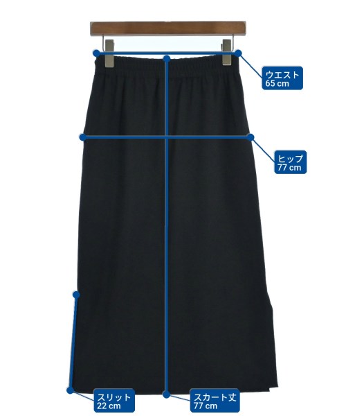 Theory（セオリー）ロング・マキシ丈スカート 黒 サイズ:P(S位) レディース/2200640086084