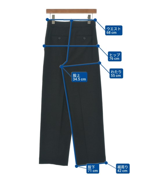 Theory（セオリー）スラックス 黒 サイズ:0(S位) レディース/2200626524203