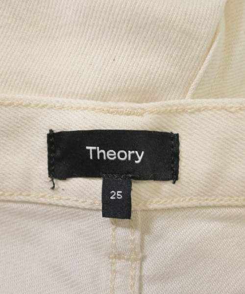 Theory（セオリー）デニムパンツ 白 サイズ:25(S位) レディース/2200629839021