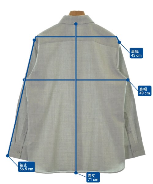 Theory（セオリー）カジュアルシャツ グレー サイズ:P(XS位) レディース/2200629839144