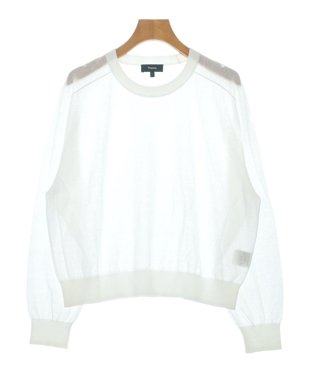 Theory（セオリー）ニット・セーター 白 サイズ:L レディース