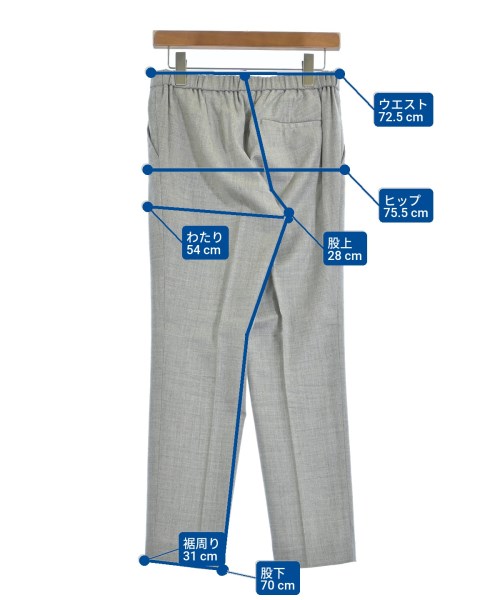 Theory（セオリー）スラックス グレー サイズ:4(L位) レディース/2200643688117