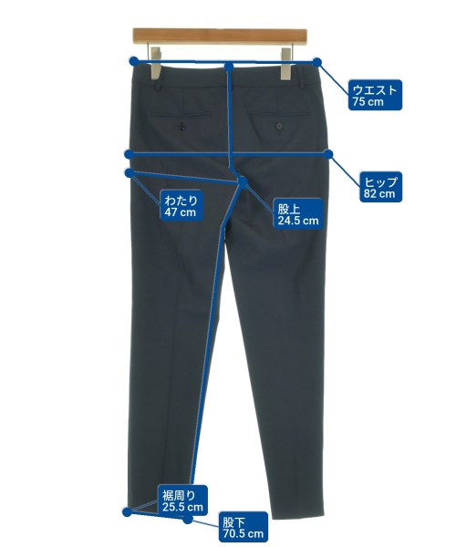 Theory（セオリー）スラックス 紺 サイズ:2(M位) レディース/2200633420024
