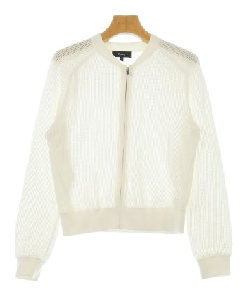 未使用Theory ホワイト カーディガン Sサイズタグ付 Theory - Theory セオリー カーディガン S 白 【古着】【中古