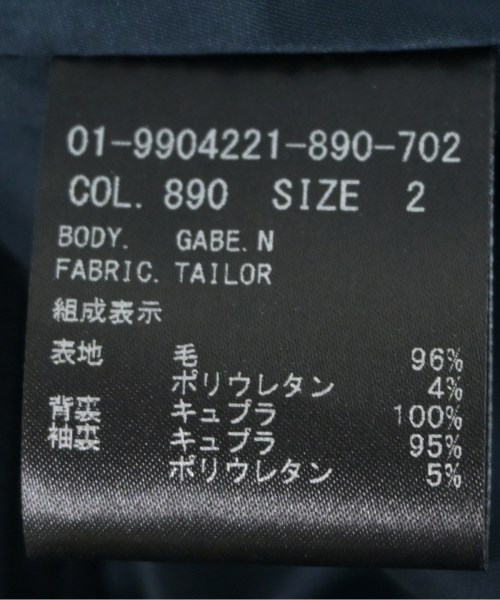 Theory（セオリー）テーラードジャケット 紺 サイズ:2(M位) レディース/2200611656025