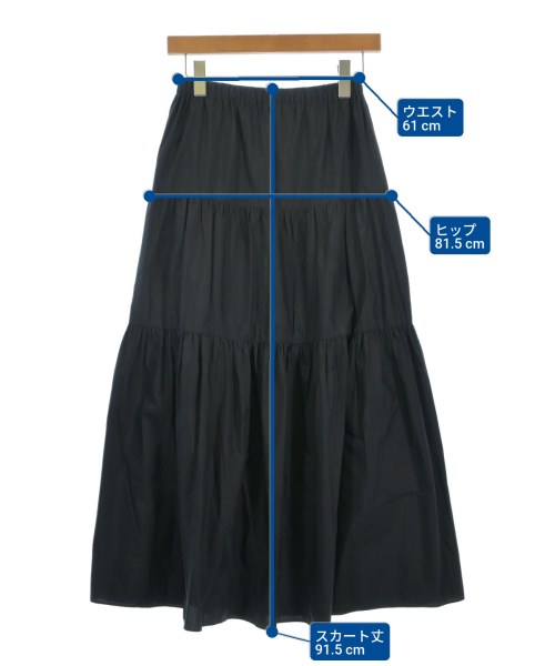 Theory（セオリー）ロング・マキシ丈スカート 黒 サイズ:P(XS位) レディース/2200614681055