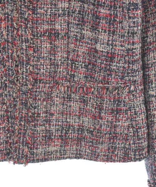 Theory（セオリー）ノーカラージャケット 赤 サイズ:0(S位) レディース/2200622152011