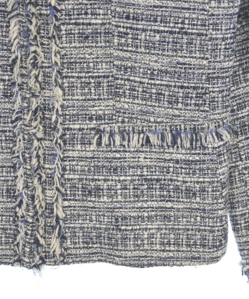 Theory（セオリー）ノーカラージャケット 紺 サイズ:00(XS位) レディース/2200622152028