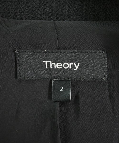 Theory（セオリー）チェスターコート 黒 サイズ:2(M位) レディース/2200624510017