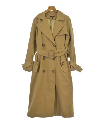 【極美品】Theory シンプルトレンチコート S ベージュ トリアセテート Theory（セオリー）トレンチコート ベージュ サイズ:S レディース