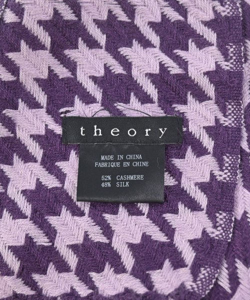 Theory（セオリー）ストール 紫 サイズ:- レディース/2200627139154