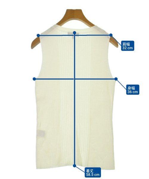 Theory（セオリー）ベスト/ノースリーブ 白 サイズ:S レディース/2200627349041