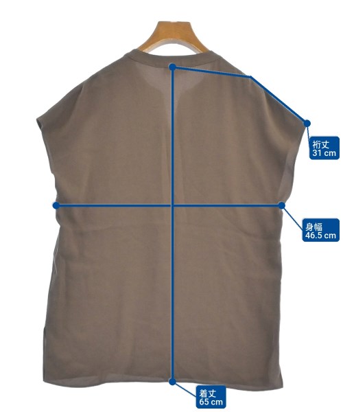 Theory（セオリー）ブラウス 茶 サイズ:S レディース/2200614402087