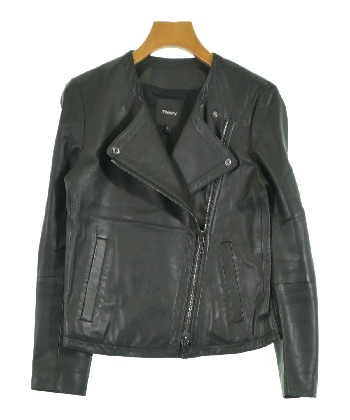 Theory（セオリー）ライダース 黒 サイズ:P(XS位) レディース