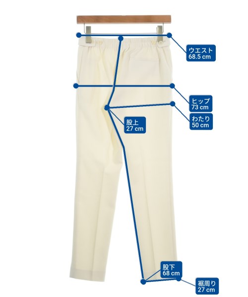 Theory（セオリー）スラックス 白 サイズ:00(XS位) レディース/2200632145133