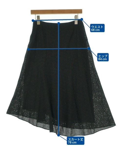 Theory（セオリー）ロング・マキシ丈スカート 黒 サイズ:0(S位) レディース/2200629376182