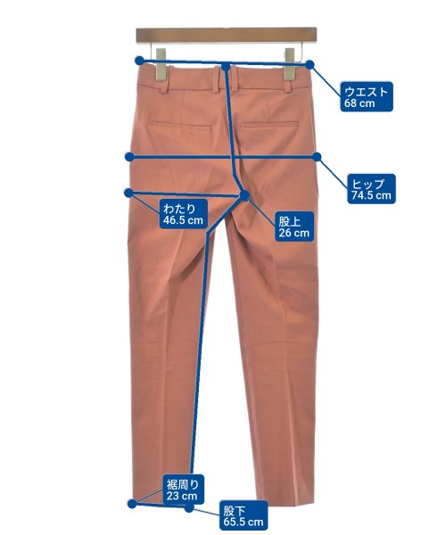 Theory（セオリー）スラックス オレンジ サイズ:XX0(XXS位) レディース/2200618691180