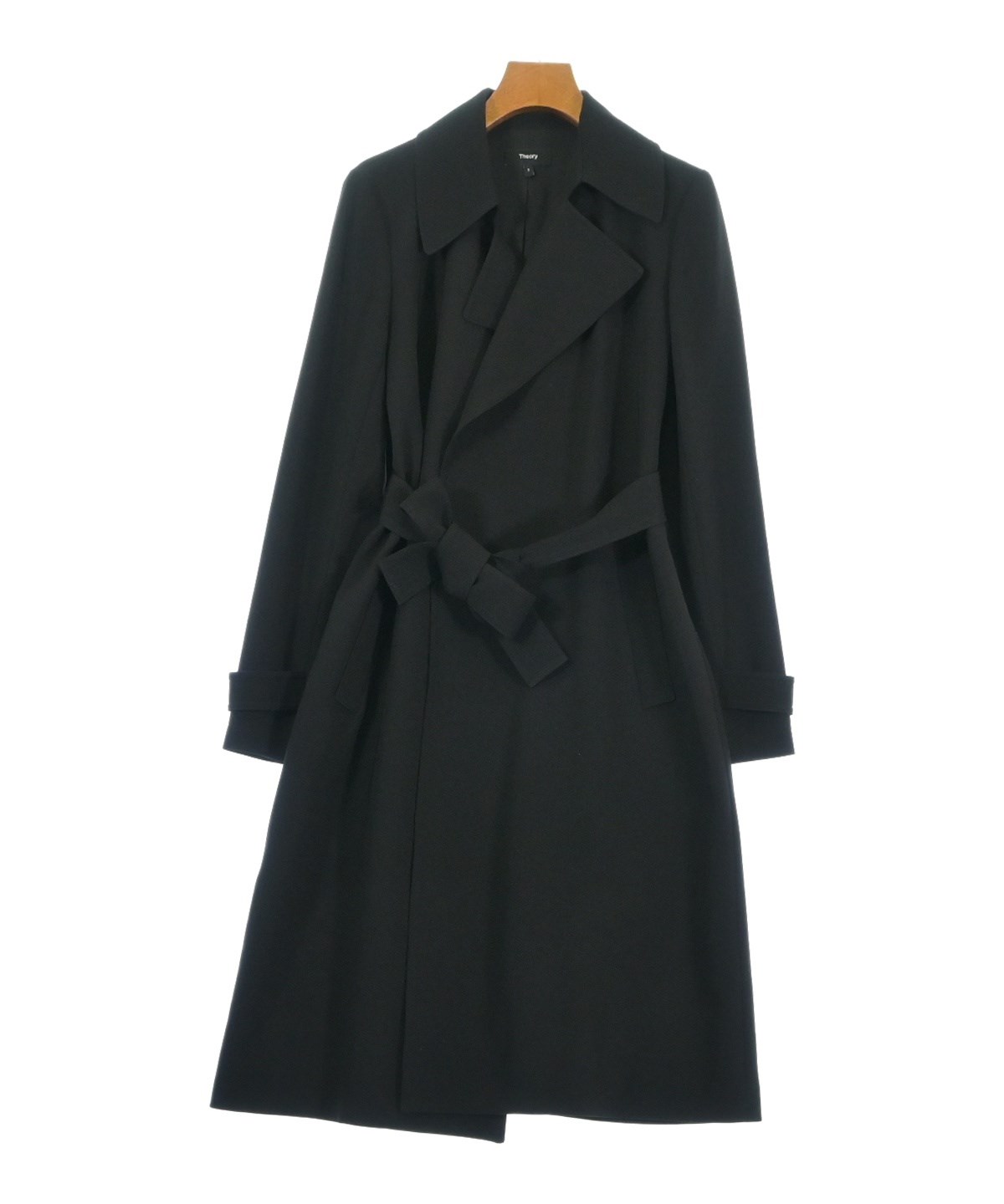 Theory（セオリー）トレンチコート 黒 サイズ:S レディース