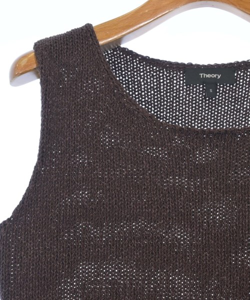 Theory（セオリー）ベスト 茶 サイズ:S レディース/2200633360054