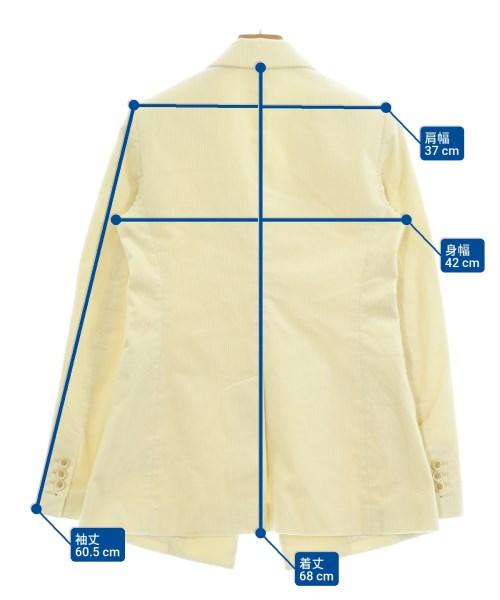 Theory（セオリー）テーラードジャケット 白 サイズ:2(M位) レディース/2200633360153