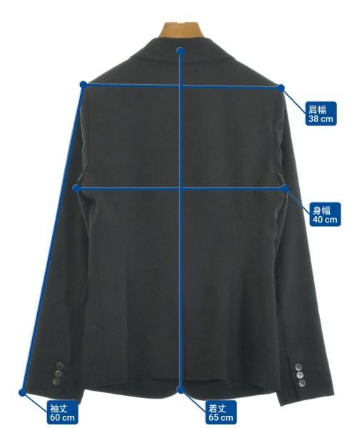 Theory（セオリー）テーラードジャケット 黒 サイズ:2(M位) レディース/2200633396015