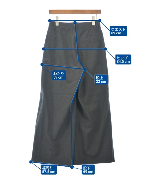 Theory（セオリー）スラックス グレー サイズ:0(XS位) レディース/2200633396022