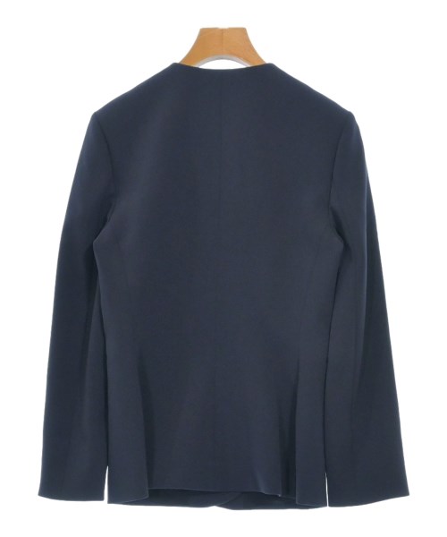 Theory（セオリー）ノーカラージャケット 紺 サイズ:2(M位) レディース/2200633515027