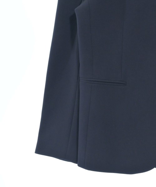 Theory（セオリー）ノーカラージャケット 紺 サイズ:2(M位) レディース/2200633515027