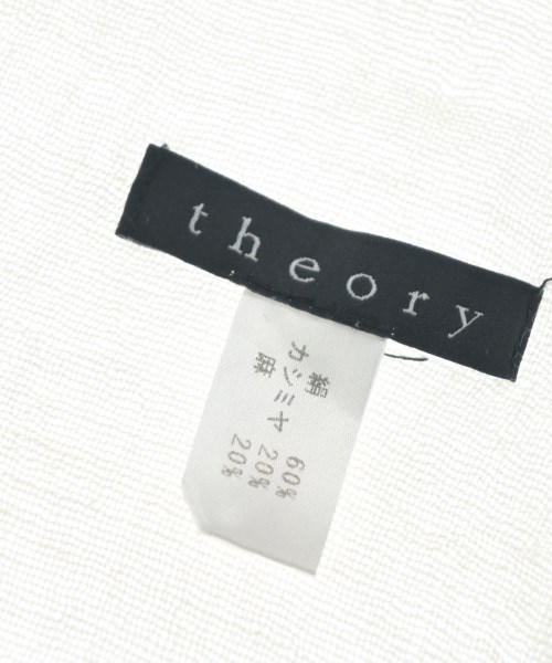 Theory（セオリー）ストール 白 サイズ:- レディース/2200617809081