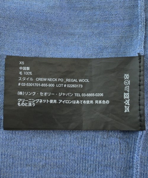 Theory（セオリー）ニット・セーター 青 サイズ:XS メンズ/2200610447020
