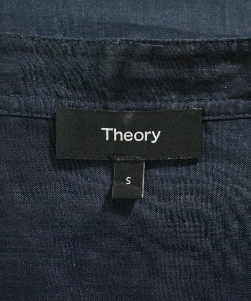 Theory（セオリー）カジュアルシャツ 紺 サイズ:S レディース/2200611618016
