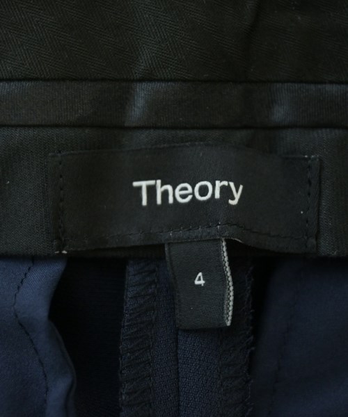 Theory（セオリー）スラックス 紺 サイズ:4(L位) レディース/2200613710114