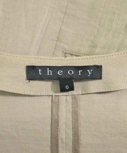Theory（セオリー）ノーカラージャケット ベージュ サイズ:0(S位) レディース/2200609962022