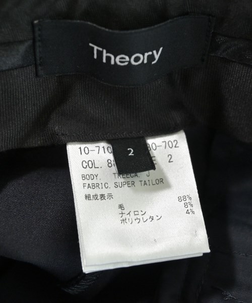 Theory（セオリー）スラックス 紺 サイズ:2(M位) レディース/2200609962091
