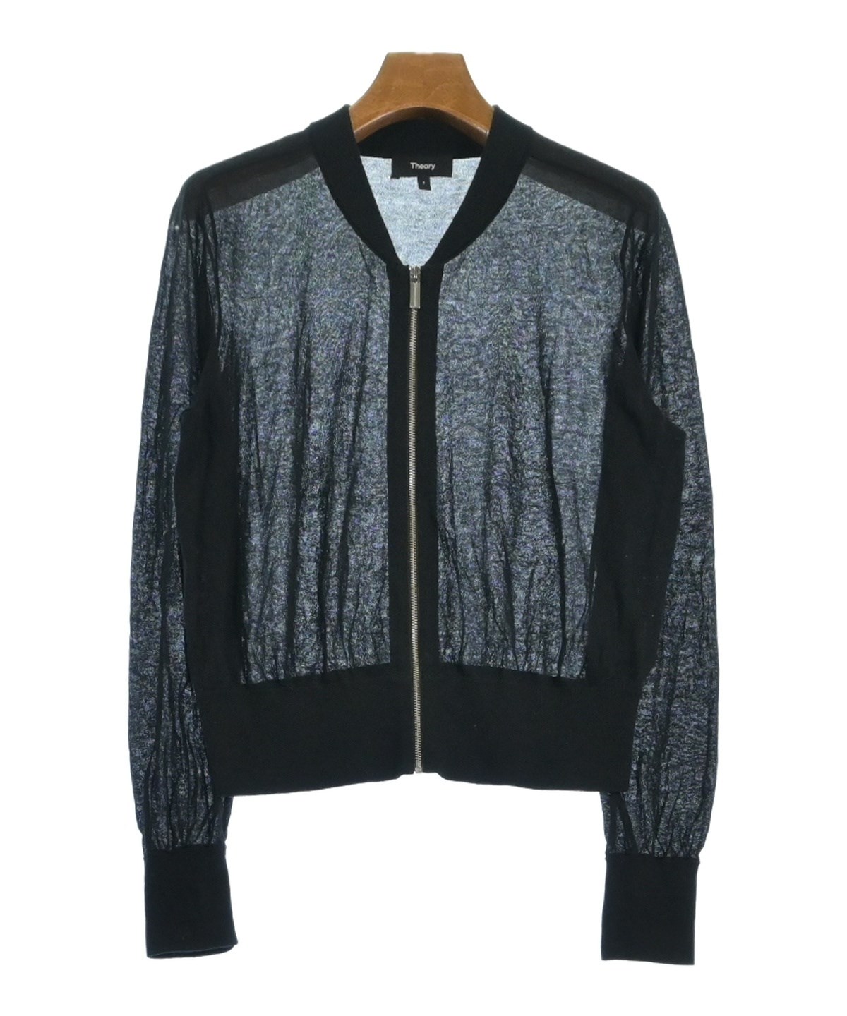 Theory（セオリー）カーディガン 黒 サイズ:S レディース