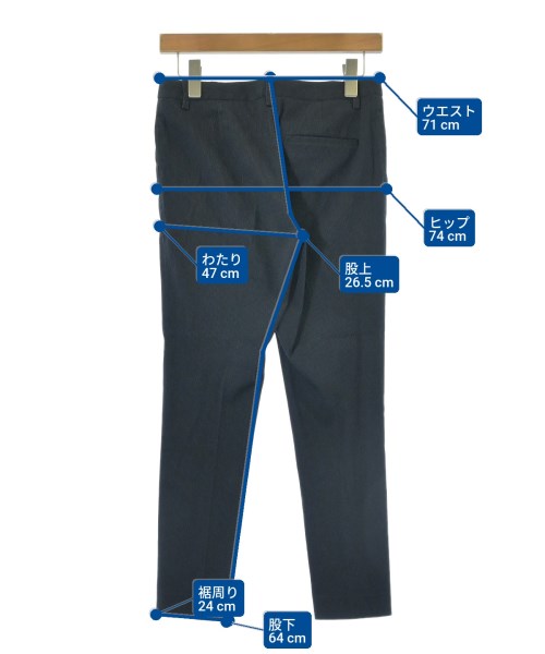 Theory（セオリー）スラックス 紺 サイズ:0(S位) レディース/2200613632041
