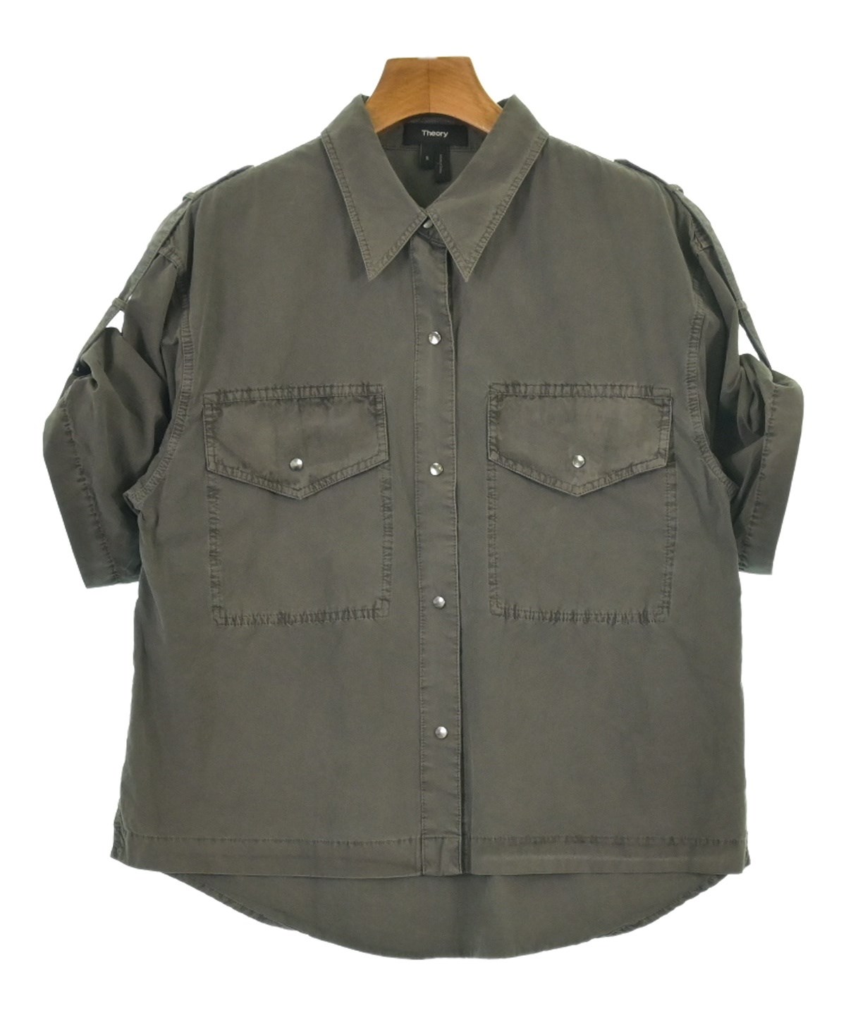 theory シャツ Theory ブラック シャツ Sサイズ MEN ブラウス・シャツ