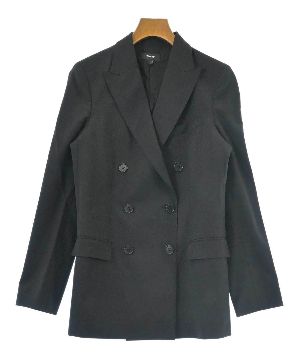 Theory（セオリー）ジャケット 黒 サイズ:4(L位) レディース