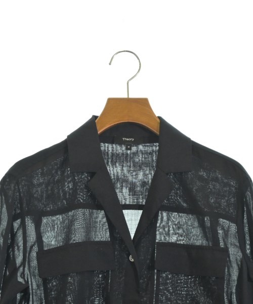 Theory（セオリー）カジュアルシャツ 黒 サイズ:M レディース/2200604437051