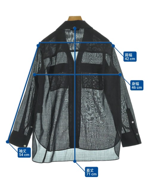 Theory（セオリー）カジュアルシャツ 黒 サイズ:M レディース/2200604437051